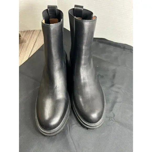 Madewell The Benning Chelsea Boot Black 9 1/2 - Picture 5 of 7